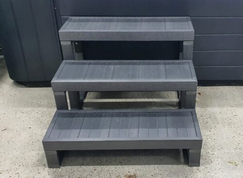 Spa Steps - Swim Spa - Large 3 Tier - Slate - 780mm X 540mm X 800mm