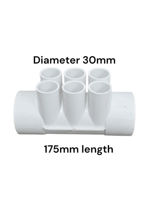 Water Manifold 6 Port 60mm