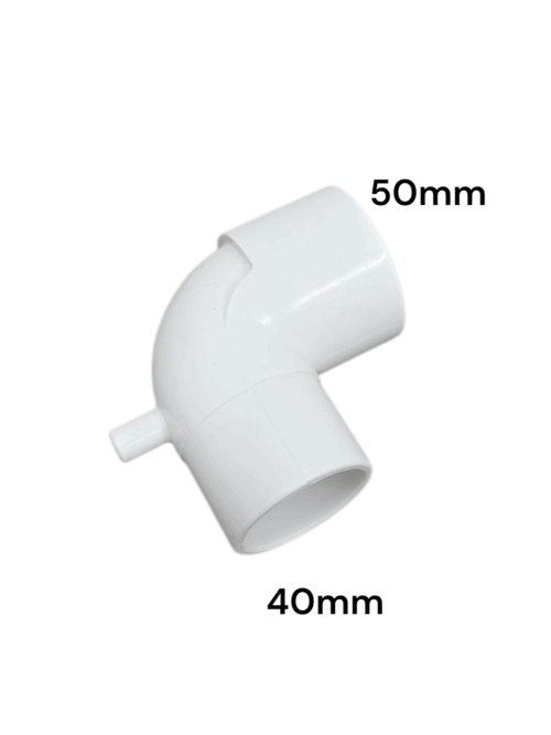 Plumbing elbow with bleed valve